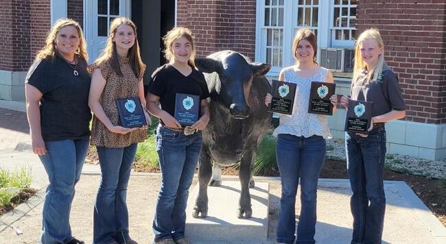 Livestock Judging Team group photo